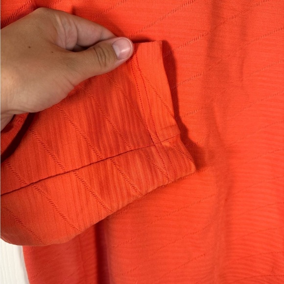 Straight Down Women’s Quarter Zip Golf Pullover Long Sleeve Coral Size Large - Picture 5 of 9